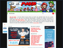 Tablet Screenshot of jeu-de-mario.com